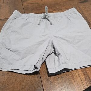 Sonoma Light Gray Elastic Waist Shorts